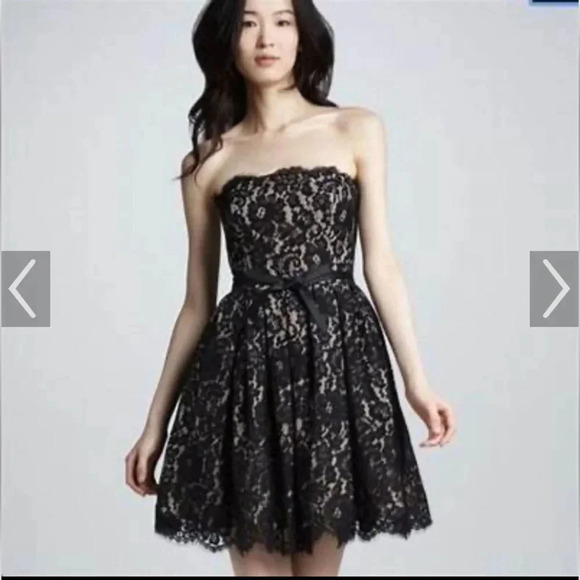 Robert Rodriguez for Target Neiman Marcus strapless lace dress size 8 - Picture 1 of 17